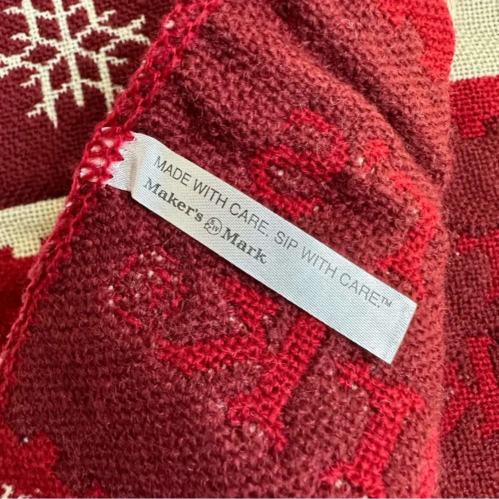 Maker’s Mark Whiskey Red Scarf